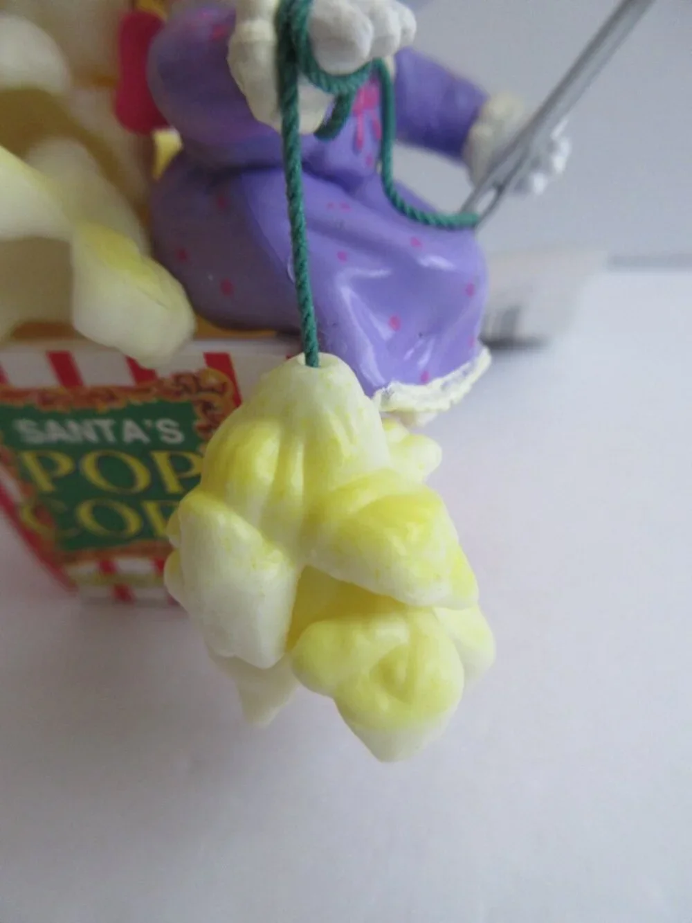 Trim A Home Christmas Tree Ornament Mouse Stringing Santa's Popcorn Kmart 1996